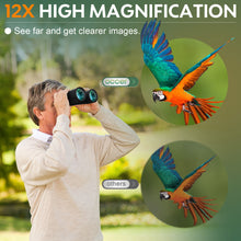 Load image into Gallery viewer, 12x50 Bird Watching Binoculars for Adults - HD High Powered Binoculars with Clear Vision - Easy Focus Binoculars with Long Range for Hunting Hiking Travel Cruise Trip Concert Stargazing