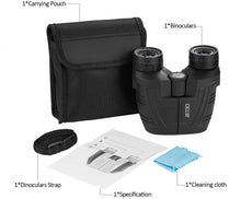 Load image into Gallery viewer, Occer 12x25 Compact Binoculars for Adults and Kids, Large Eyepiece Waterproof Binocular with Low Light Vision,High Powered Easy Focus Binoculars for Bird Watching,Outdoor Hunting,Travel,Sightseeing