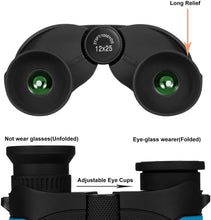 Load image into Gallery viewer, occer 12x25 Binoculars for Adults Compact
