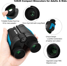 Load image into Gallery viewer, occer 12x25 Binoculars for Adults Compact
